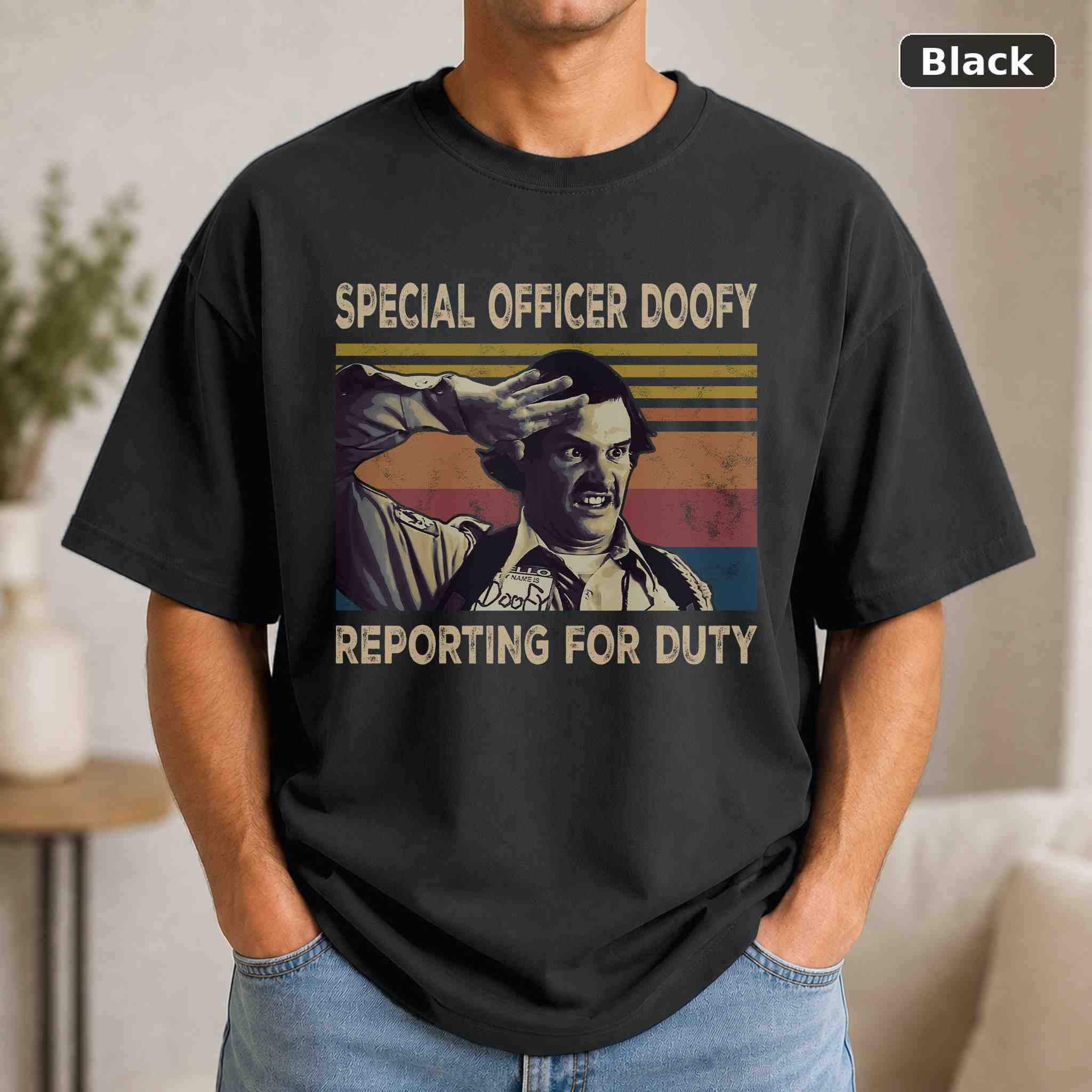 Special Officer Doofy T-Shirt, Vintage Movie Quote Graphic Tee, Classic Film Fan Gift Special Officer Doofy T-Shirt, Vintage Movie Quote Graphic Tee, Classic Film Fan Gift