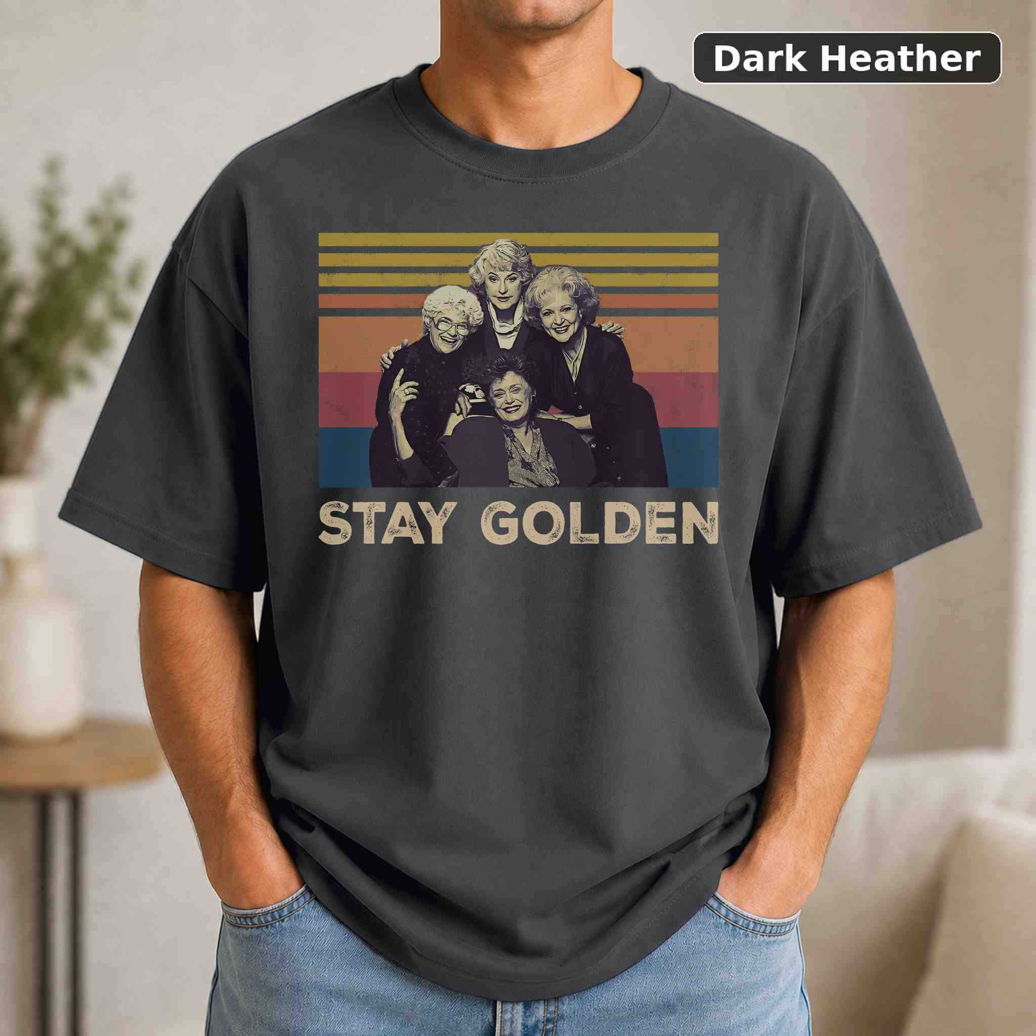 Stay Golden T-Shirt, Vintage Movie Quote Graphic Tee, Classic Film Fan Gift 3