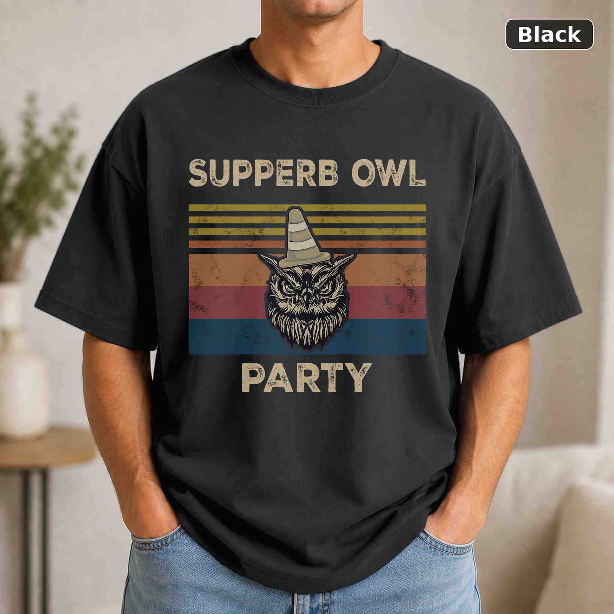 Supperb Owl Party Vampire We Do In Shadow T-Shirt, What We Do in the Shadows TV Show Graphic Tee, TV Fan Gift Supperb Owl Party Vampire We Do In Shadow T-Shirt, What We Do in the Shadows TV Show Graphic Tee, TV Fan Gift