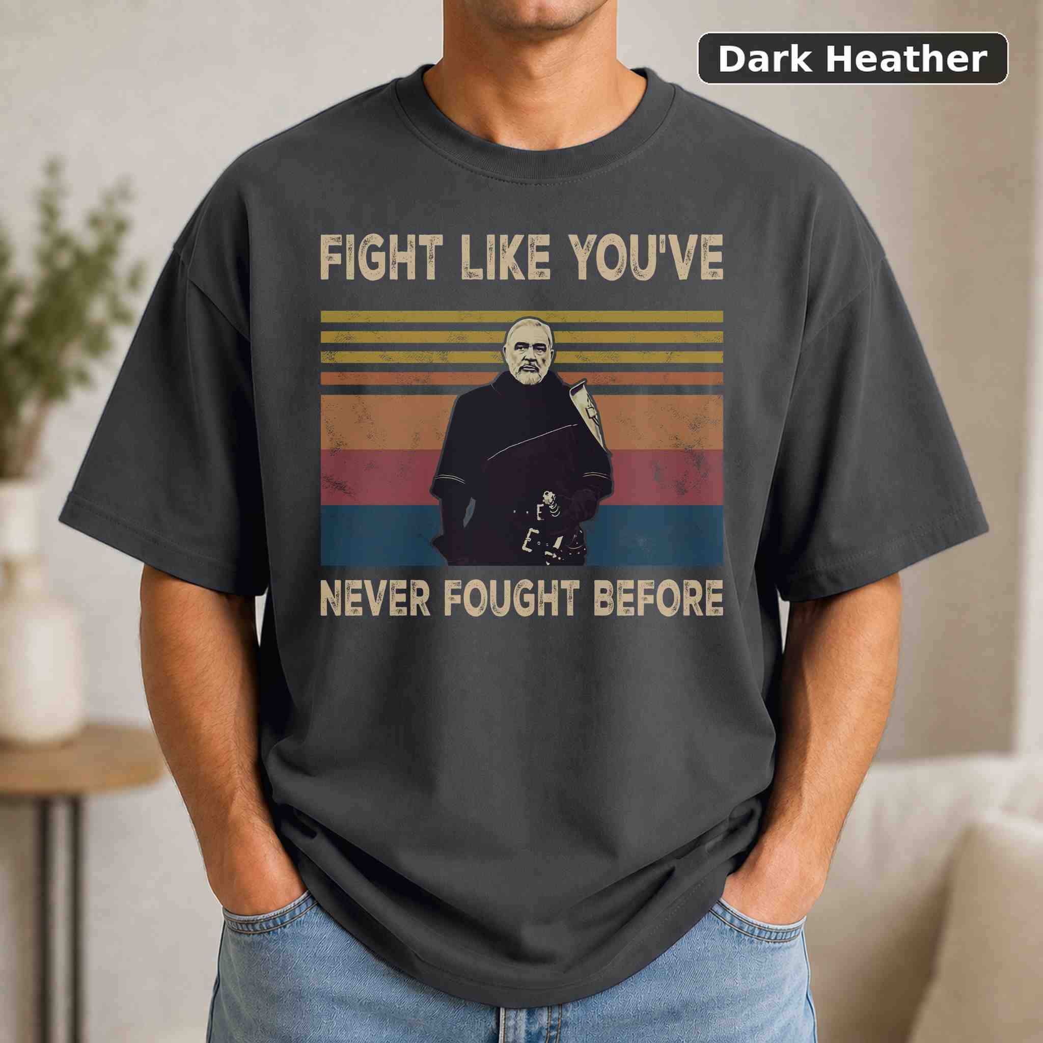 Fight Like You've Never Fought Before T-Shirt, Vintage Movie Graphic Tee, Retro Film Fan Gift 3