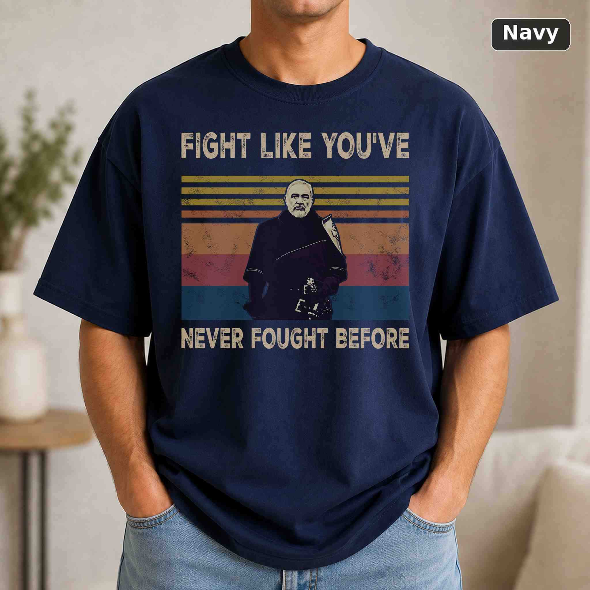 Fight Like You've Never Fought Before T-Shirt, Vintage Movie Graphic Tee, Retro Film Fan Gift 4
