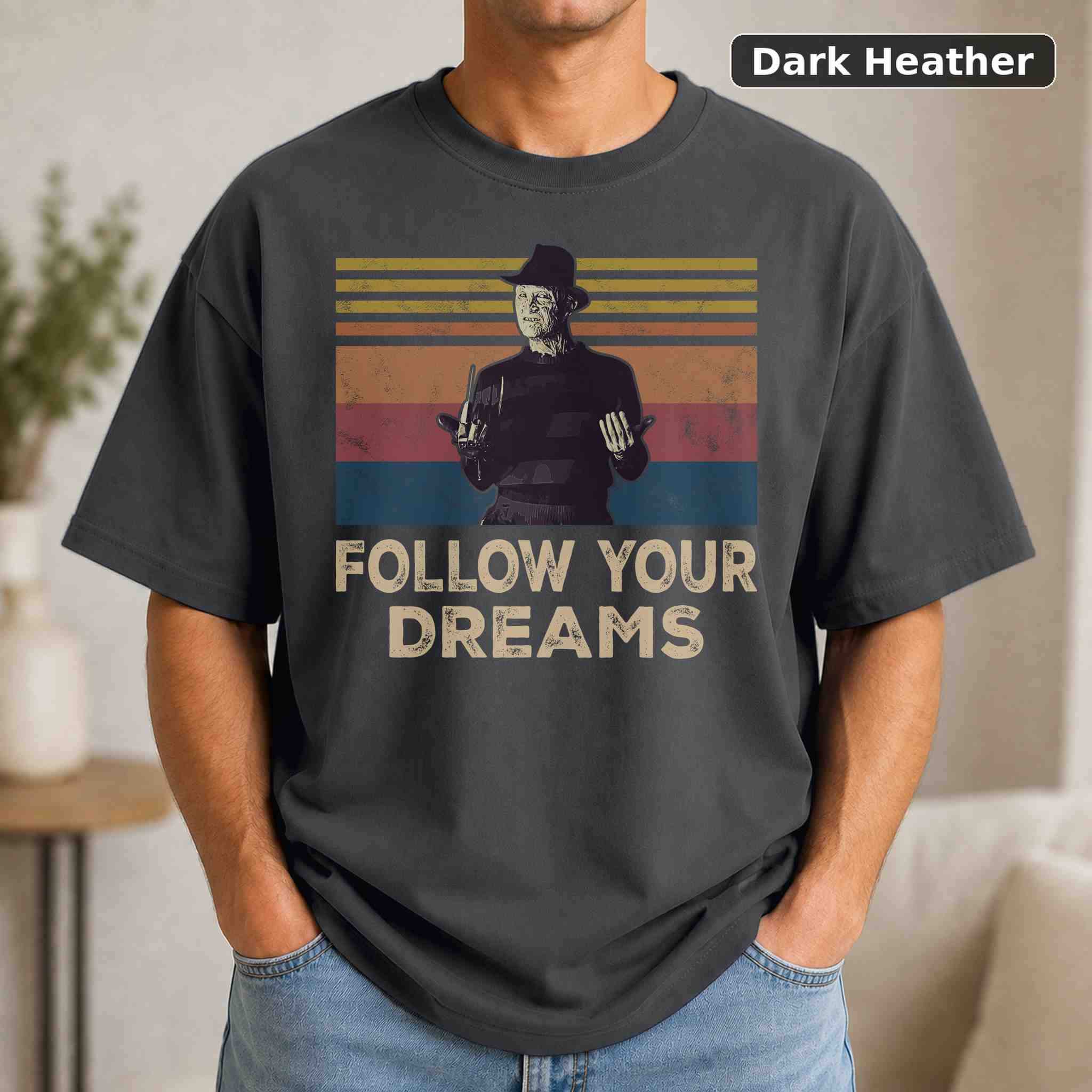 Follow Your Dreams T-Shirt, Vintage Movie Graphic Tee, Retro Film Fan Gift 3