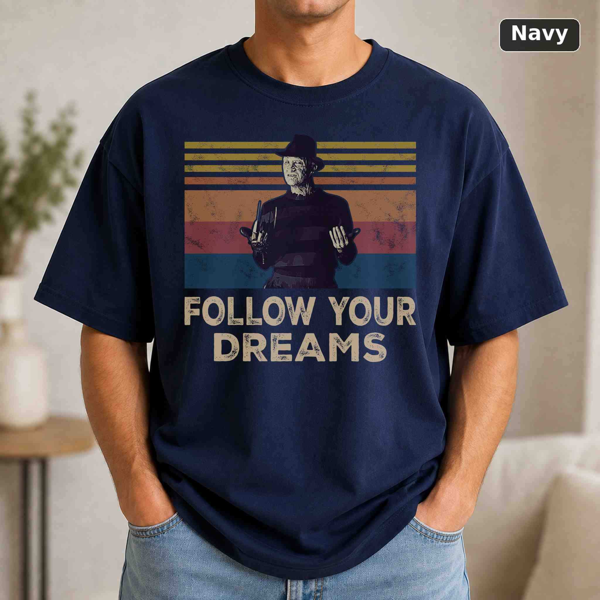 Follow Your Dreams T-Shirt, Vintage Movie Graphic Tee, Retro Film Fan Gift 4
