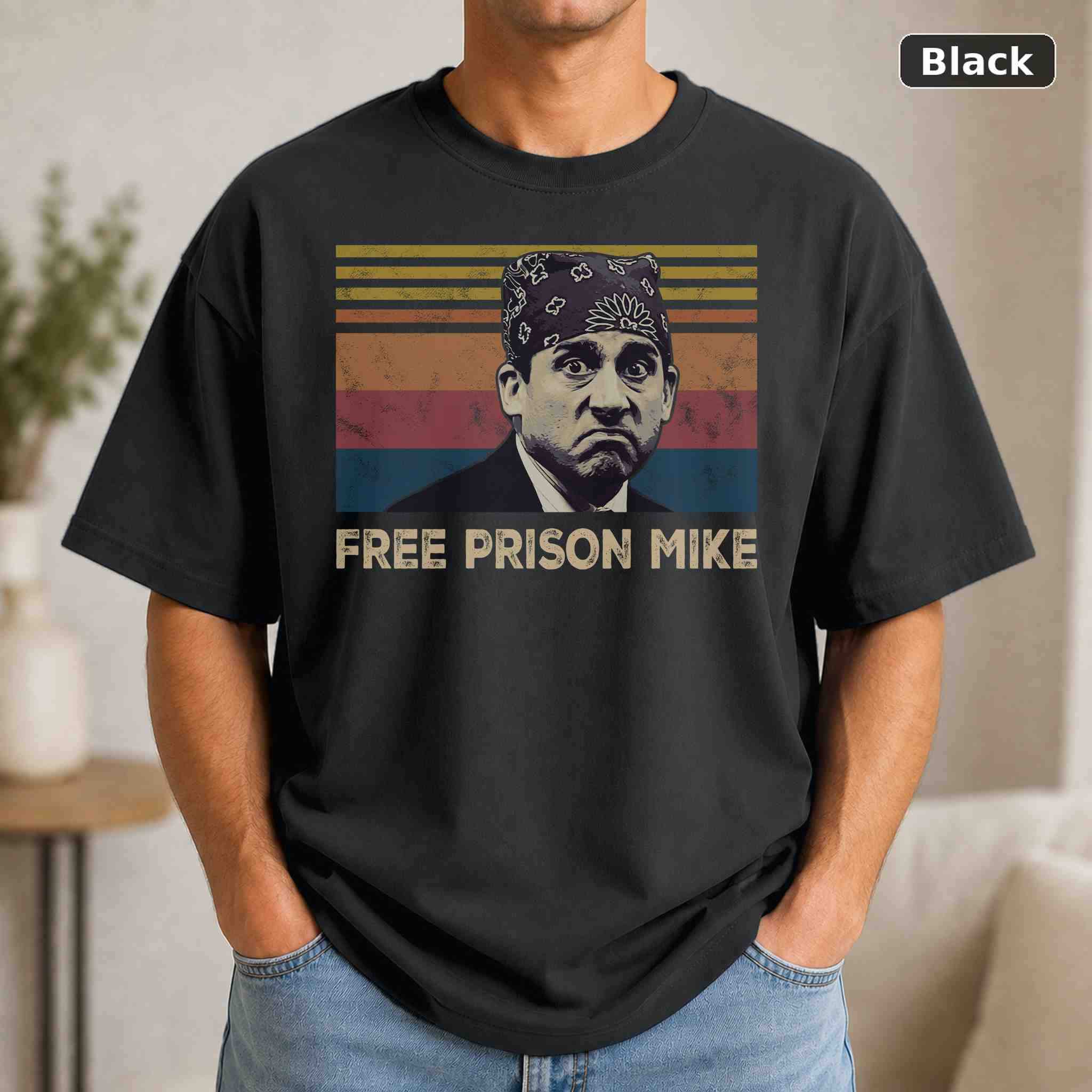 Free Prison Mike T-Shirt, Vintage Movie Graphic Tee, Retro Film Fan Gift