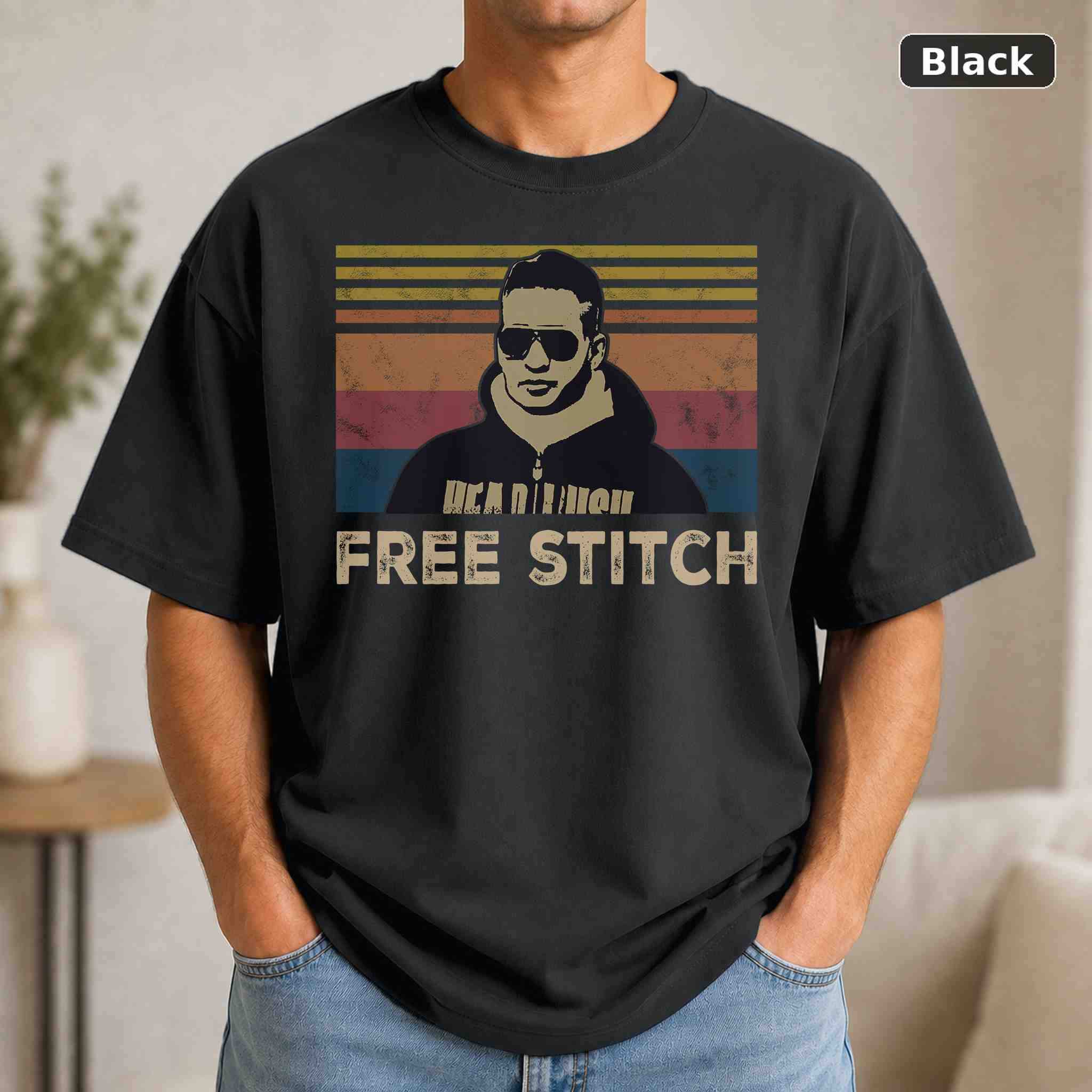 Free Stitch Jersey Shore T-Shirt, Vintage TV Graphic Tee Free Stitch Jersey Shore T-Shirt, Vintage TV Graphic Tee