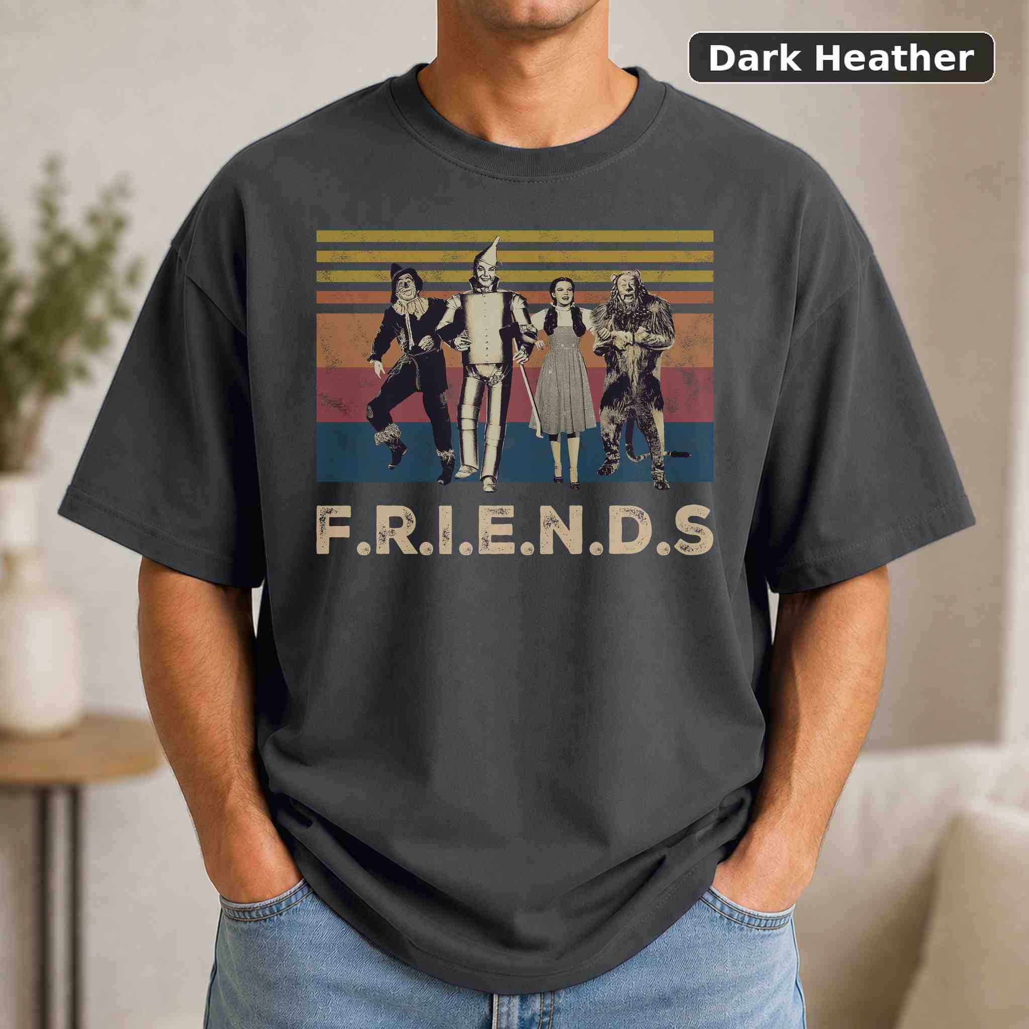 Friends T-Shirt, Vintage Movie Graphic Tee, Retro Film Fan Gift 3