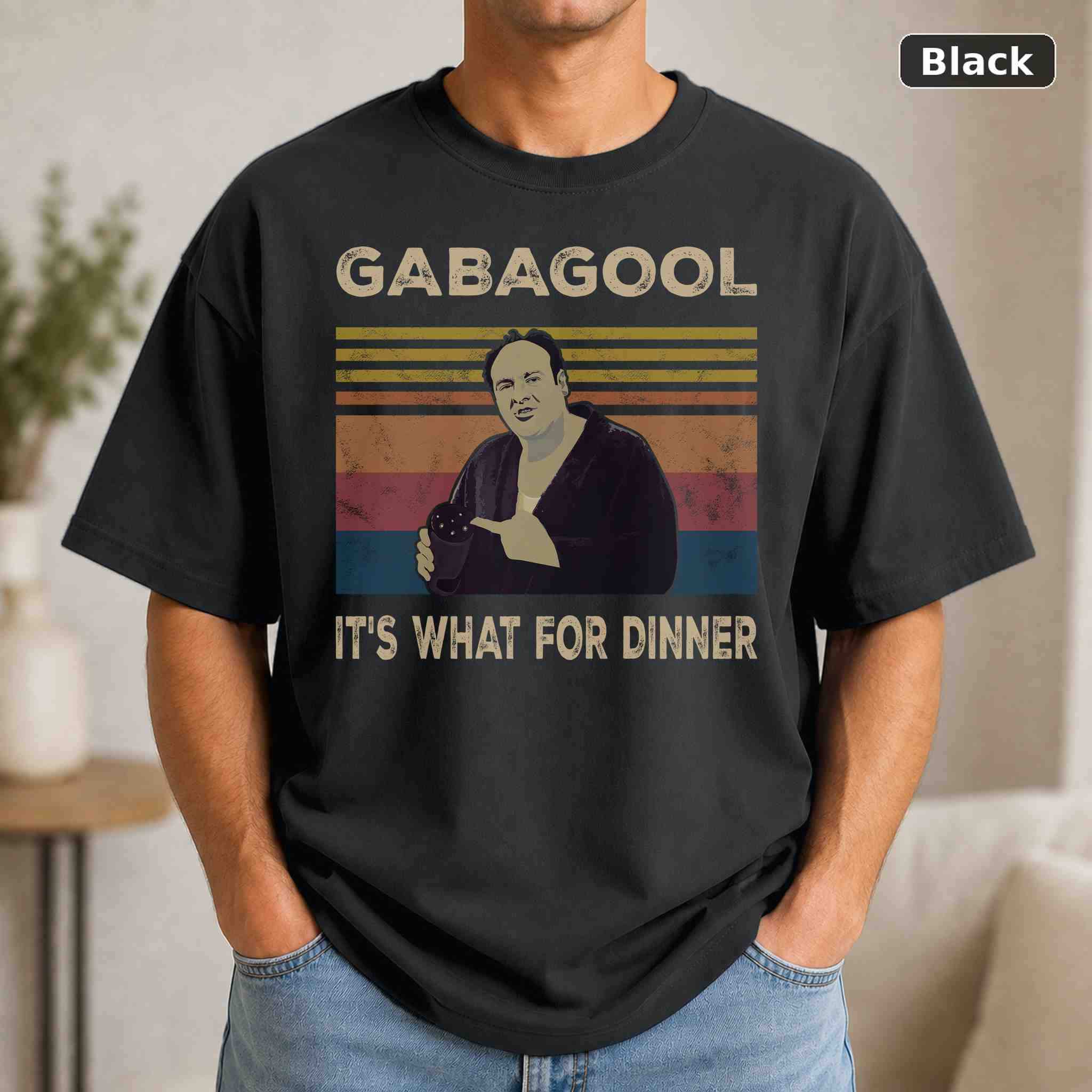 Gabagool It’s What For Dinner T-Shirt, Vintage Movie Graphic Tee, Retro Film Fan Gift Gabagool It’s What For Dinner T-Shirt, Vintage Movie Graphic Tee, Retro Film Fan Gift