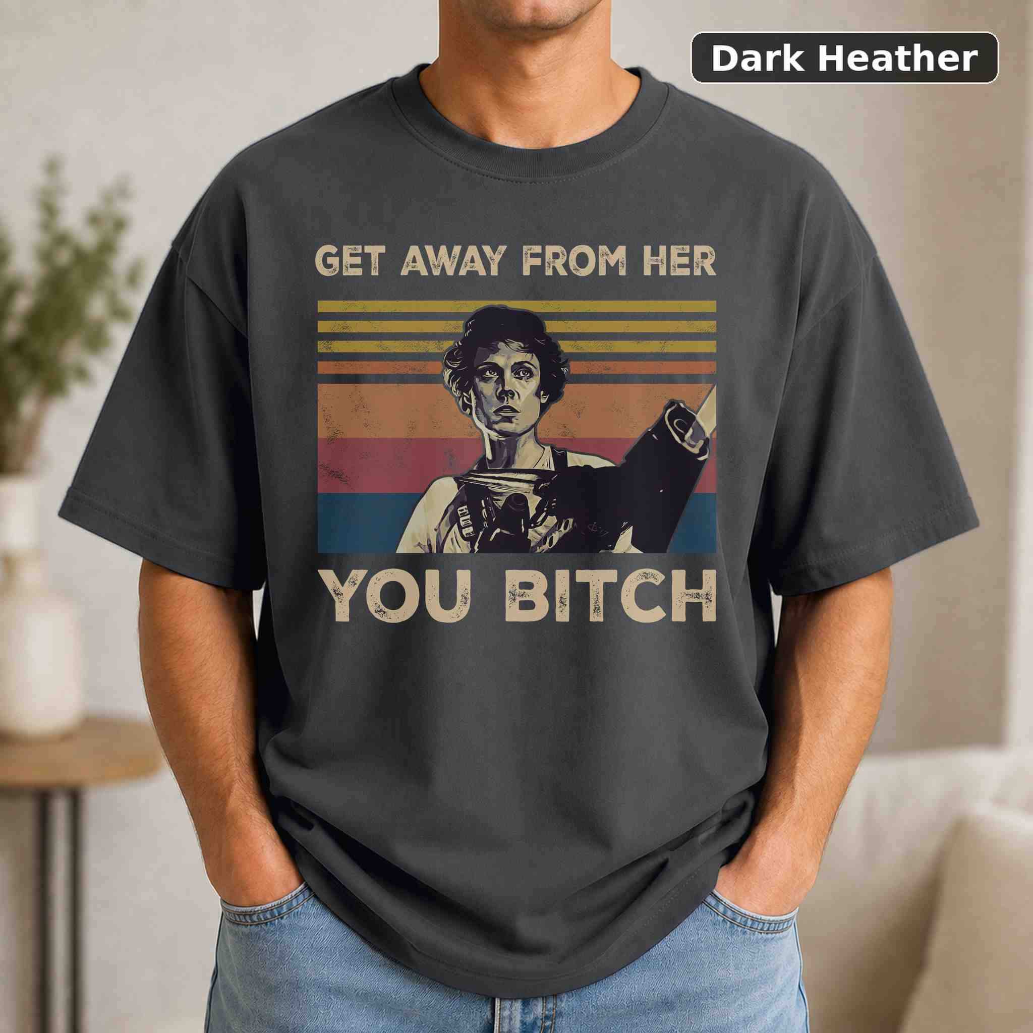 Get Away From Her You Bitch T-Shirt, Vintage Movie Graphic Tee, Retro Film Fan Gift 3