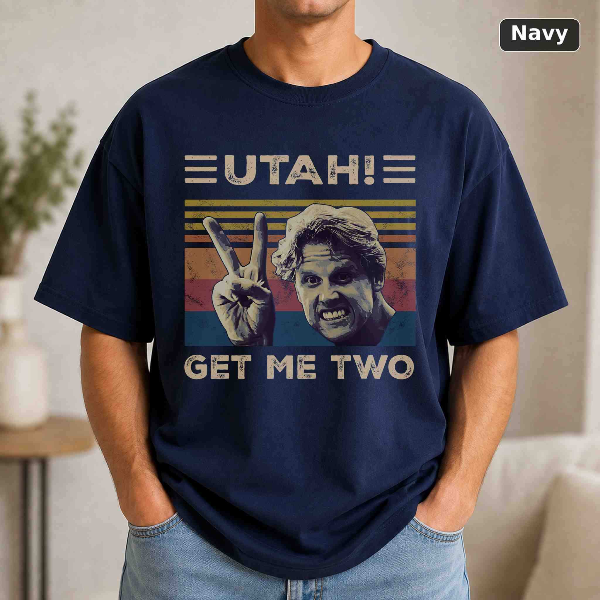 Get Me Two Utah T-Shirt, Vintage Point Break Movie Graphic Tee 4