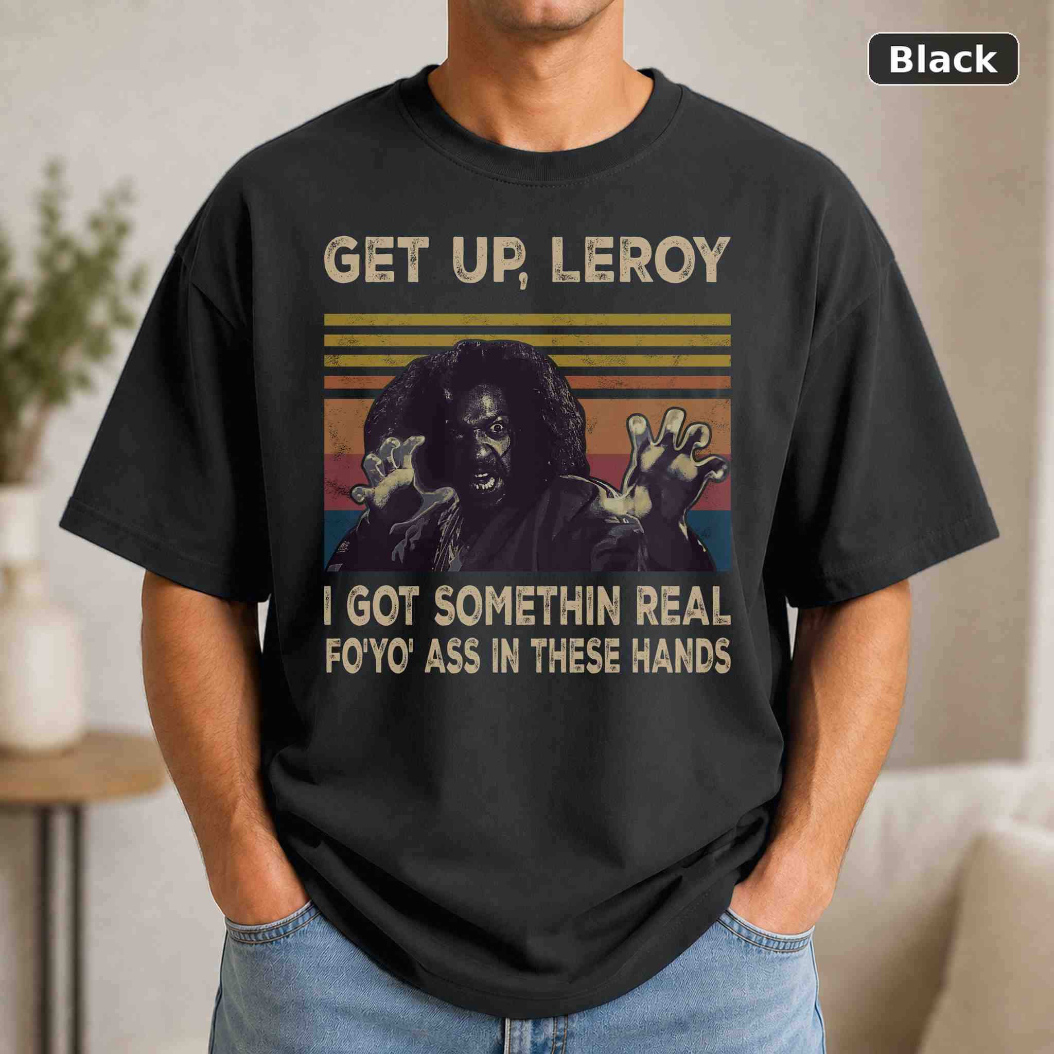 Get Up Leroy T-Shirt, Vintage Movie Graphic Tee, Retro Film Fan Gift