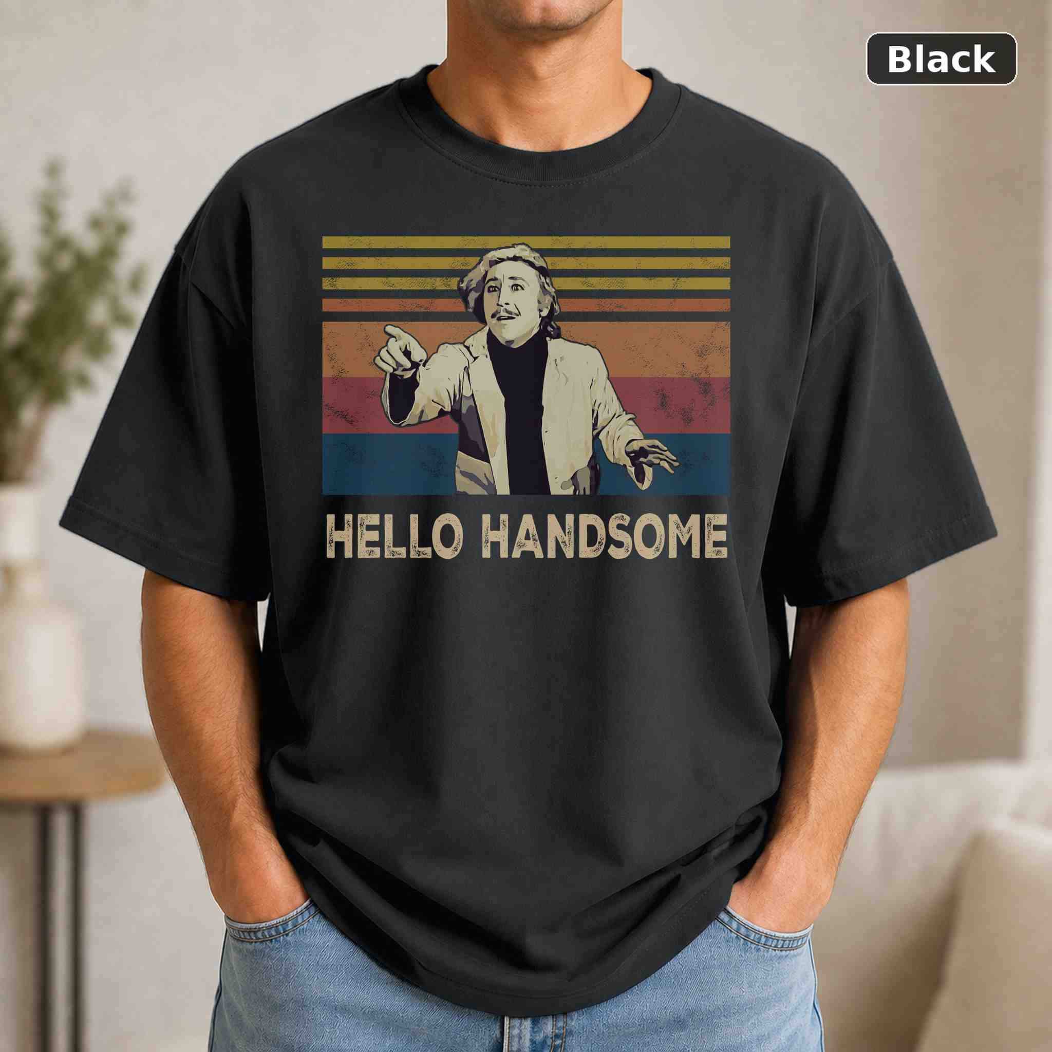 Hello Handsome T-Shirt, Vintage Movie Graphic Tee, Retro Film Fan Gift Hello Handsome T-Shirt, Vintage Movie Graphic Tee, Retro Film Fan Gift