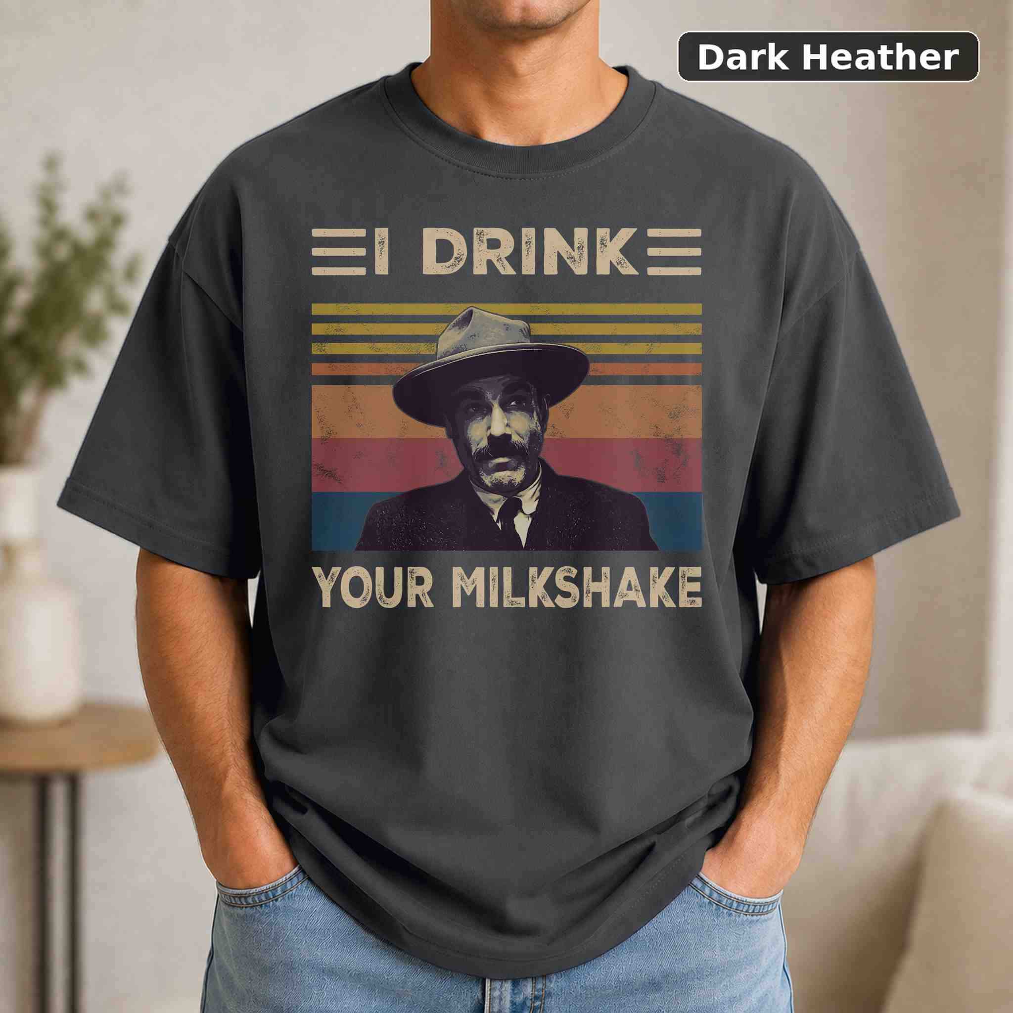 I Drink Your Milkshake T-Shirt, Vintage Movie Graphic Tee, Retro Film Fan Gift 3