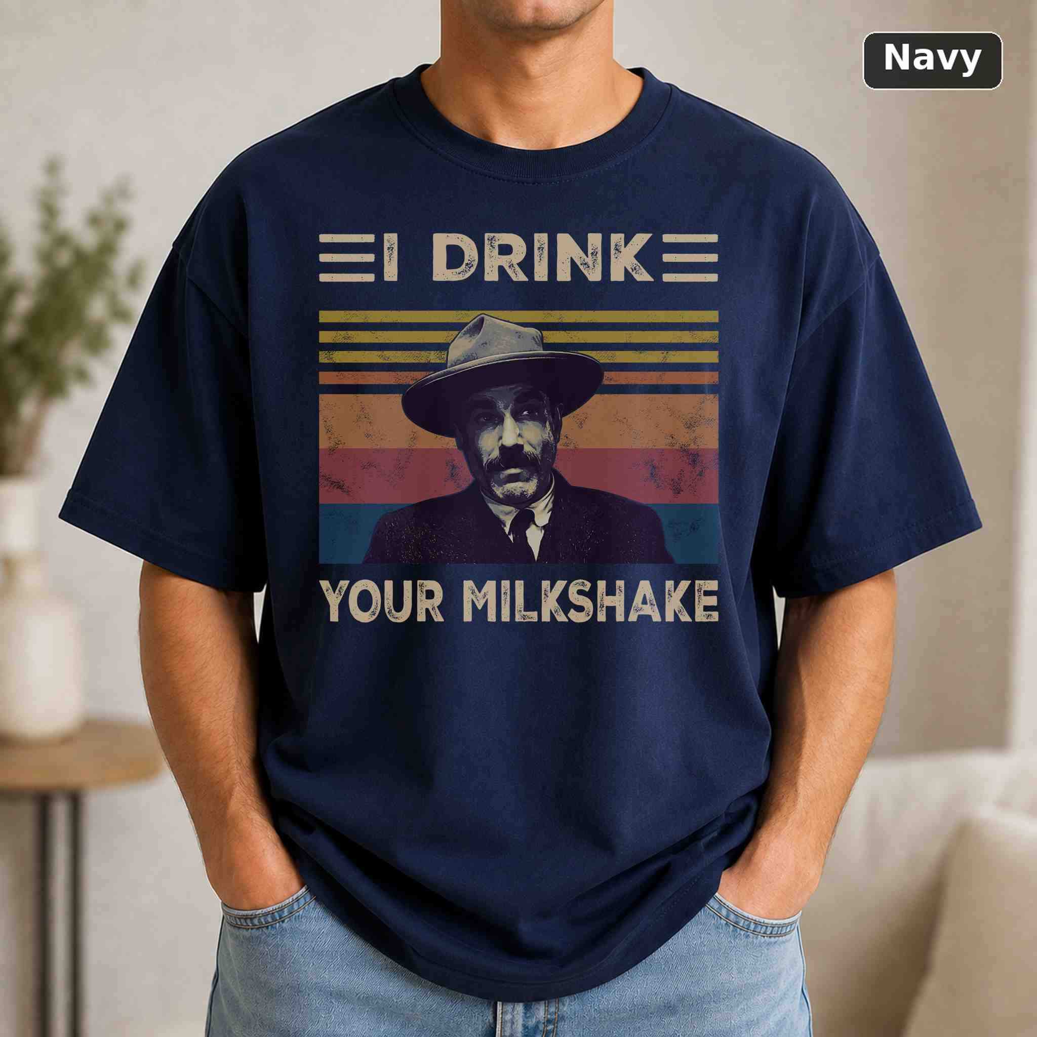 I Drink Your Milkshake T-Shirt, Vintage Movie Graphic Tee, Retro Film Fan Gift 4