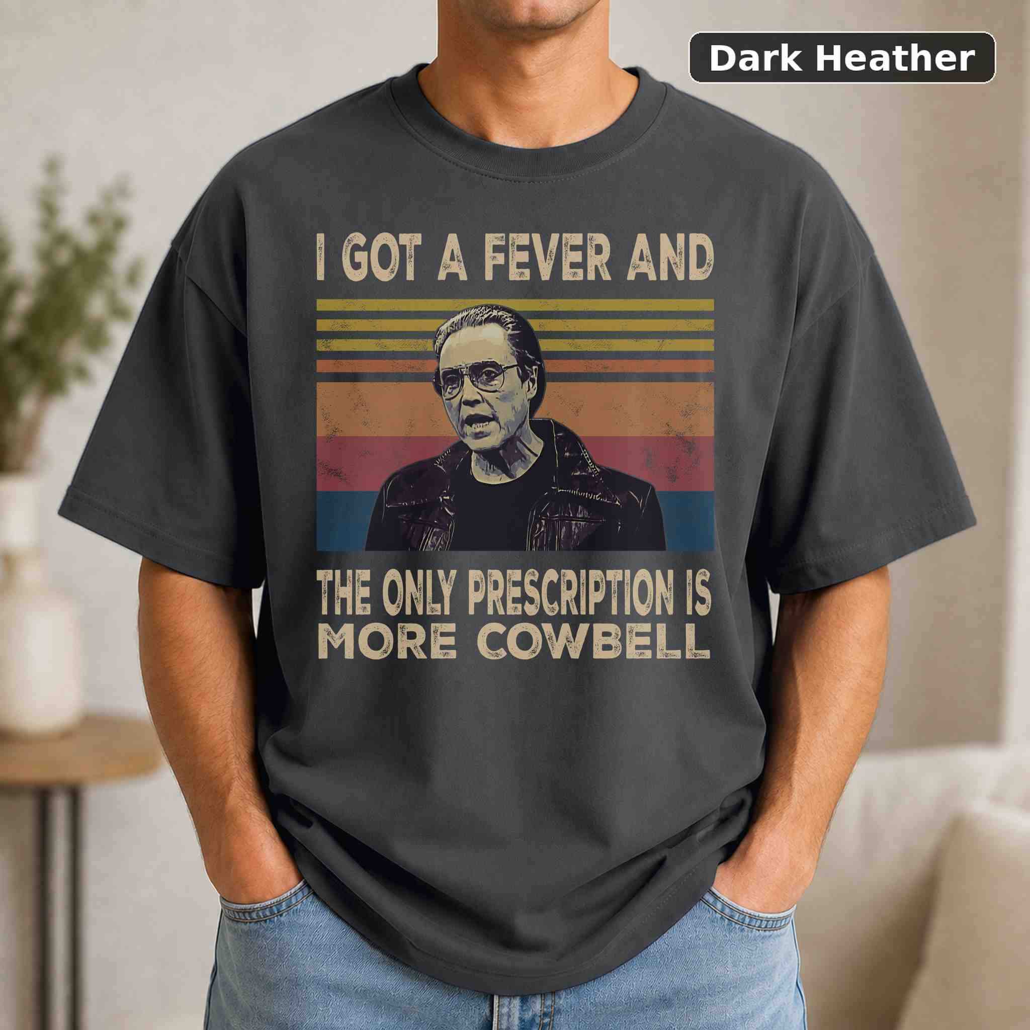 More Cowbell T-Shirt, Christopher Walken SNL Graphic Tee 3