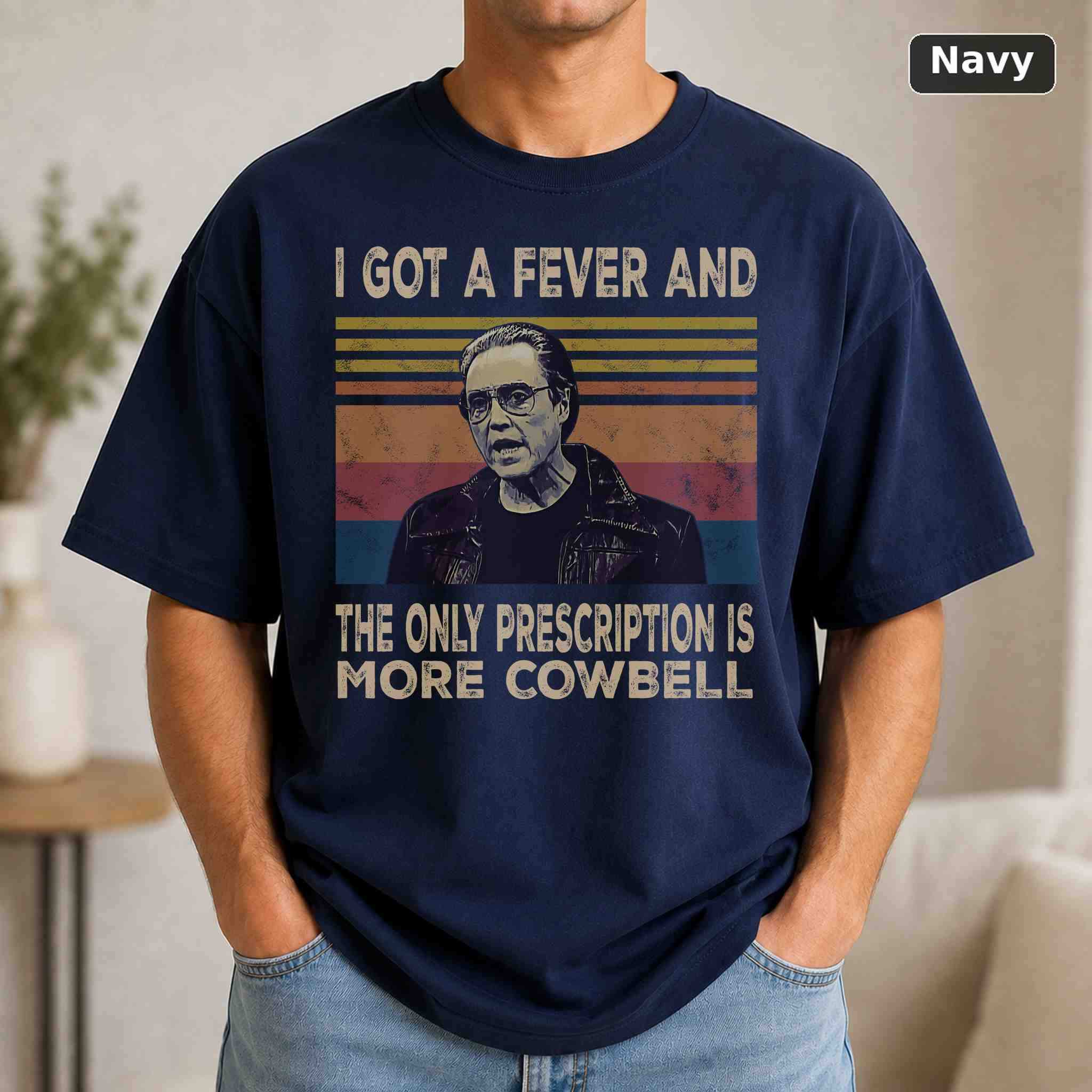 More Cowbell T-Shirt, Christopher Walken SNL Graphic Tee 4
