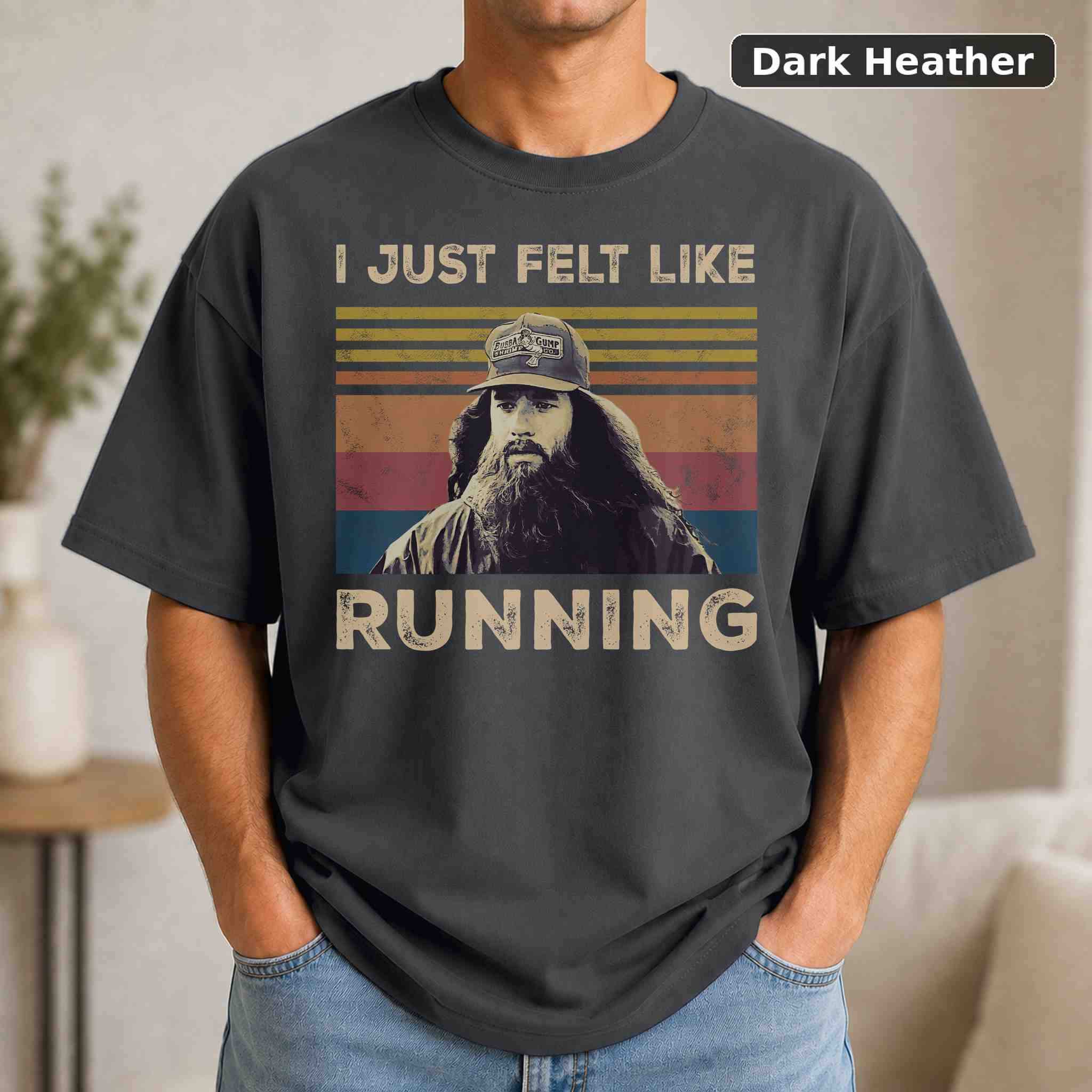 I Just Felt Like Running T-Shirt, Vintage Movie Graphic Tee, Retro Film Fan Gift 3