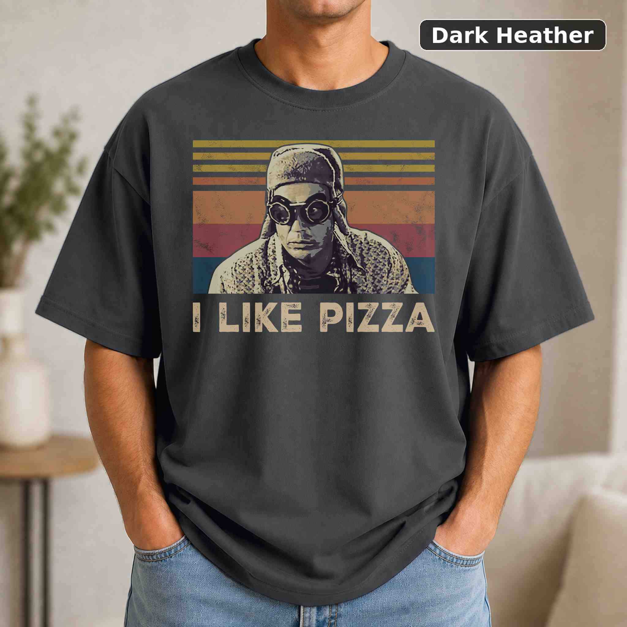 I Like Pizza T-Shirt, Vintage Movie Graphic Tee, Retro Film Fan Gift 3