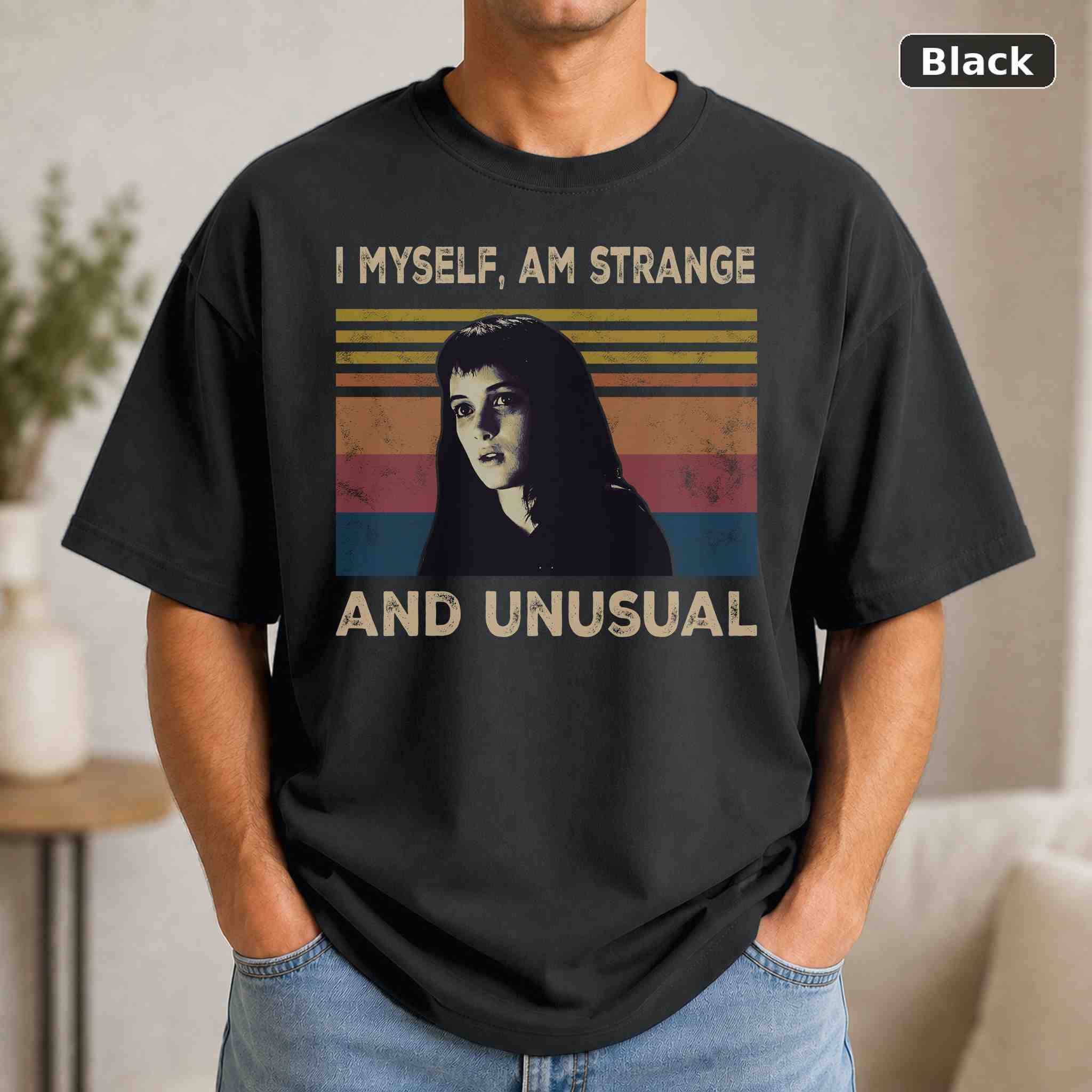 I Myself Am Strange And Unusual T-Shirt, Vintage Movie Graphic Tee, Retro Film Fan Gift I Myself Am Strange And Unusual T-Shirt, Vintage Movie Graphic Tee, Retro Film Fan Gift