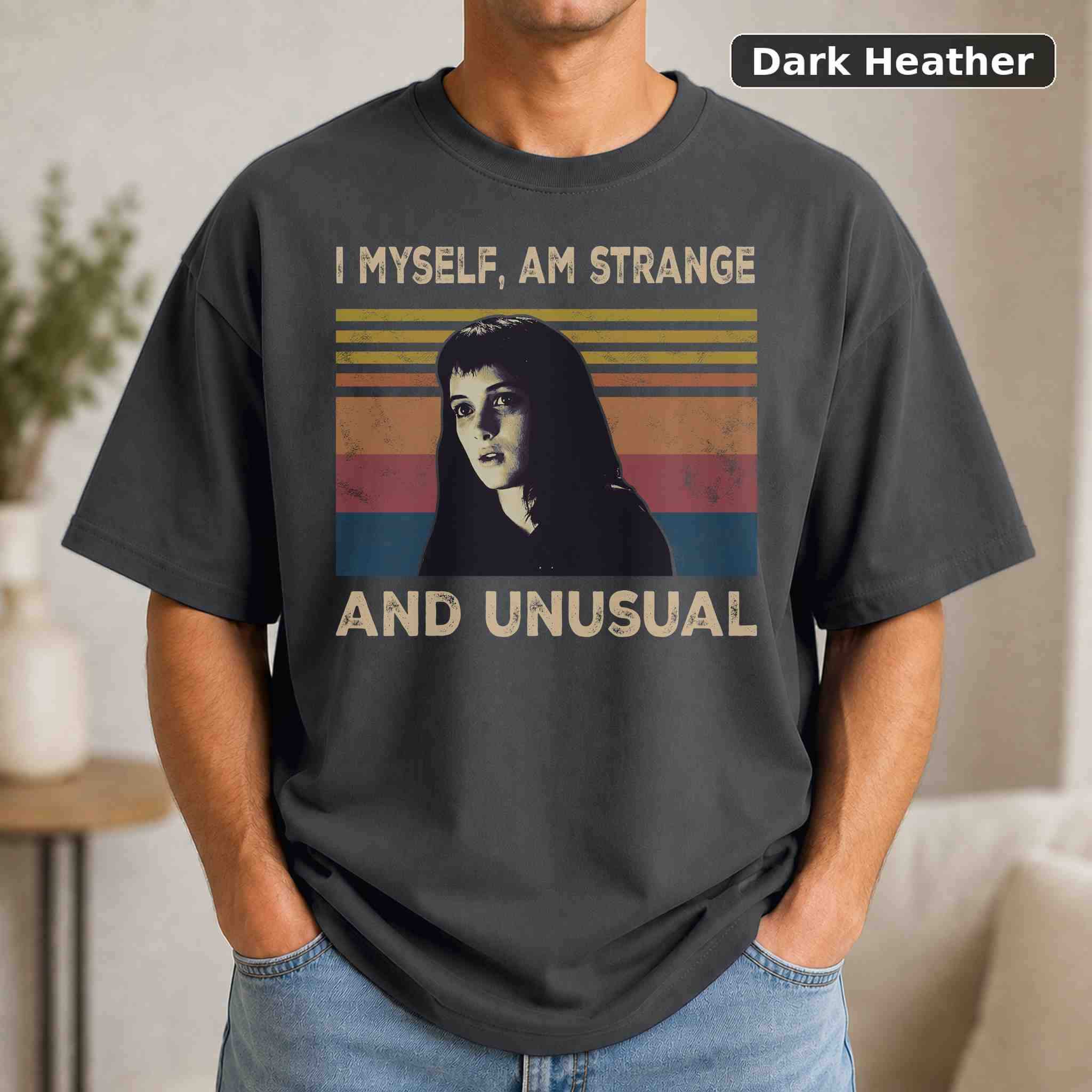 I Myself Am Strange And Unusual T-Shirt, Vintage Movie Graphic Tee, Retro Film Fan Gift 3