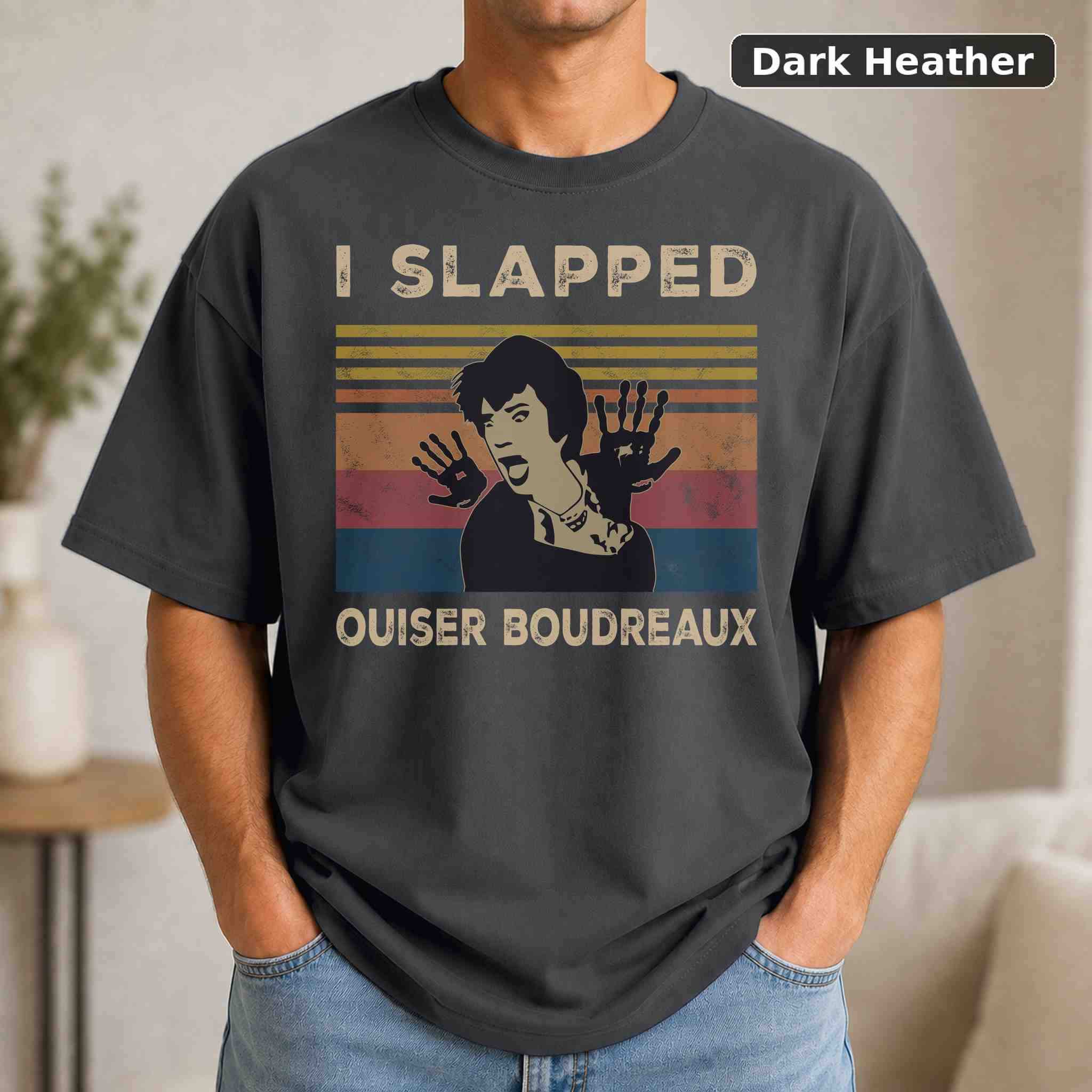I Slapped Ouiser Boudreaux T-Shirt, Vintage Movie Graphic Tee, Retro Film Fan Gift 3