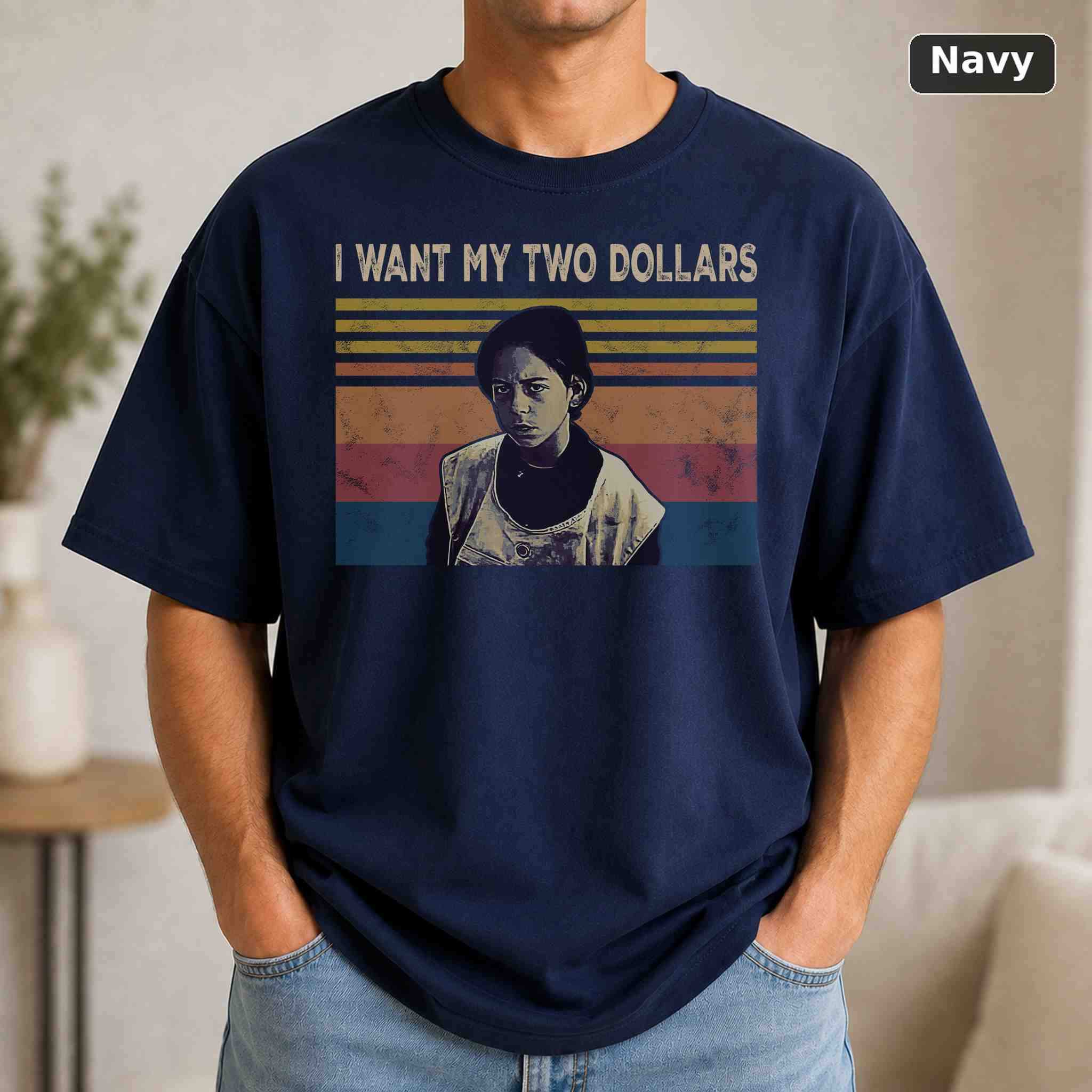 I Want My Two Dollars T-Shirt, Better Off Dead Movie Graphic Tee 4