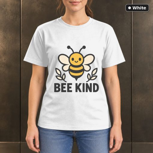 Bee Kind Honeybee T-Shirt, Minimalist Nature Graphic 6