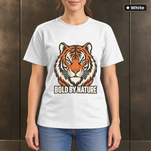 Bold by Nature Tiger T-Shirt, Minimalist Wildlife Graphic 6