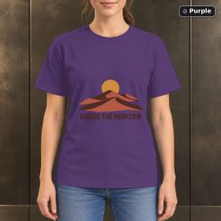 Chase the Horizon Desert T-Shirt, Minimalist Dune Nature Graphic 10