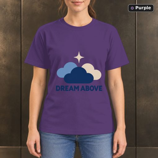 Dream Above Cloud T-Shirt, Minimalist Sky Nature Graphic 5
