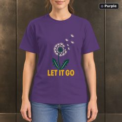 Let It Go Dandelion T-Shirt, Minimalist Botanical Graphic 10