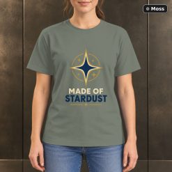 Made of Stardust Star T-Shirt, Minimalist Celestial Graphic 8