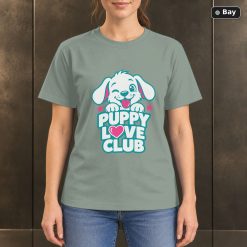 Puppy Love Club T-Shirt, Colorful Dog Lover Graphic