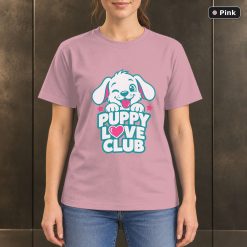 Puppy Love Club T-Shirt, Colorful Dog Lover Graphic 9