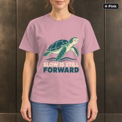 Slow Is Still Forward Sea Turtle T-Shirt, Minimalist Ocean Graphic 9