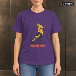 Tweet Little Moments Cockatiel T-Shirt, Minimalist Pet Bird Graphic 10