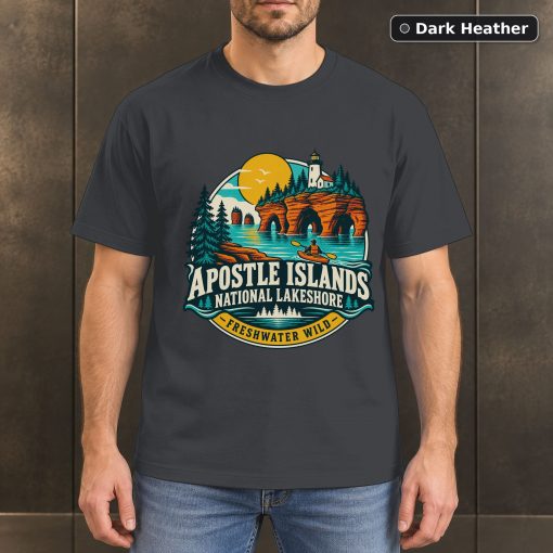 Apostle Islands Wisconsin Retro T-Shirt Design 3