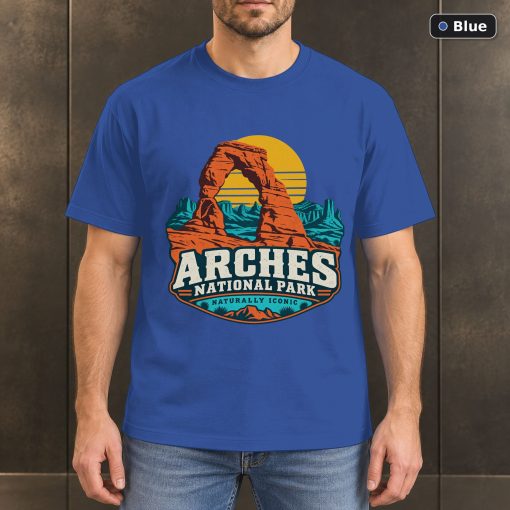 Arches National Park Retro Travel T-Shirt Design 2