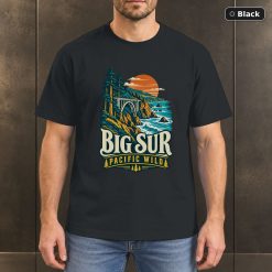 Big Sur California Retro Coastal T-Shirt Design