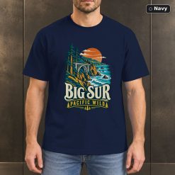 Big Sur California Retro Coastal T-Shirt Design 7
