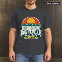 Bonneville Salt Flats Utah Retro T-Shirt Design 6