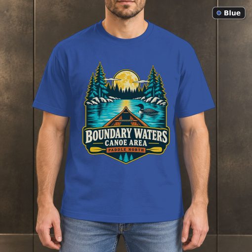 Boundary Waters Minnesota Retro T-Shirt Design 2