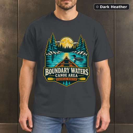 Boundary Waters Minnesota Retro T-Shirt Design 3