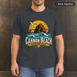 Cannon Beach Oregon Vintage T-Shirt Design 6