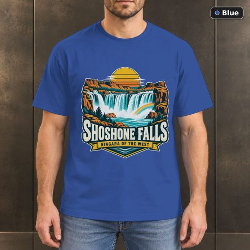 Shoshone Falls Idaho Vintage T-Shirt Design 2