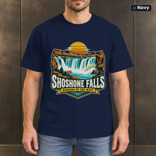 Shoshone Falls Idaho Vintage T-Shirt Design 4