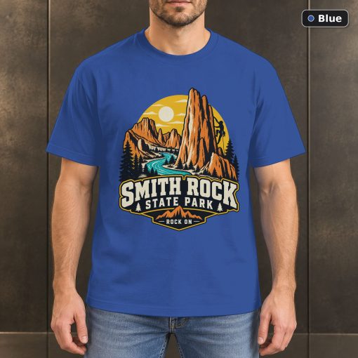 Smith Rock Oregon Retro T-Shirt Design 2