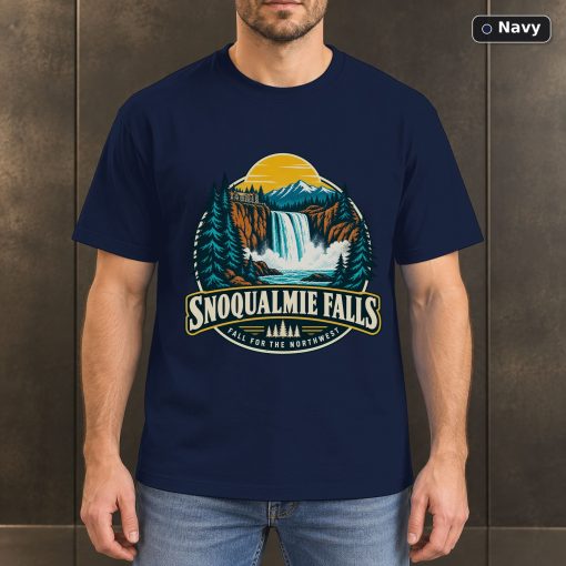Snoqualmie Falls Washington T-Shirt Design 4