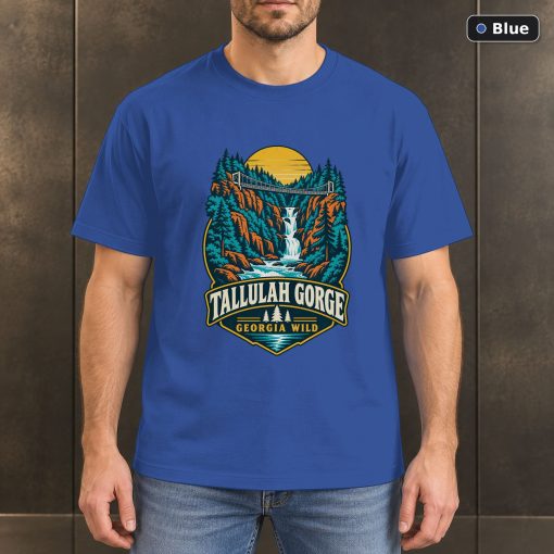 Tallulah Gorge Georgia Vintage T-Shirt Design 2