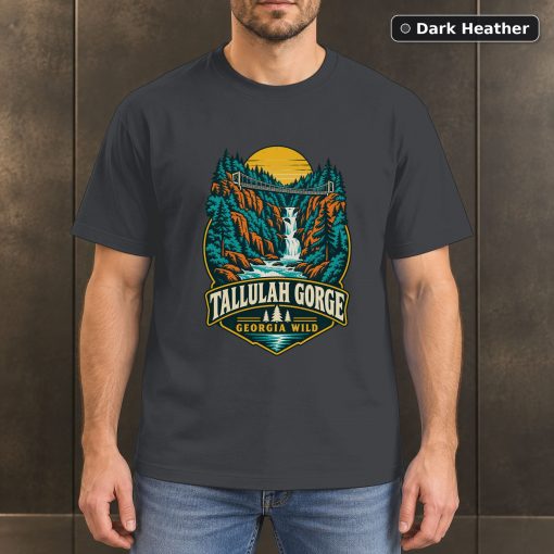 Tallulah Gorge Georgia Vintage T-Shirt Design 3