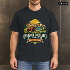 Theodore Roosevelt National Park Vintage T-Shirt Design Theodore Roosevelt National Park Vintage T-Shirt Design